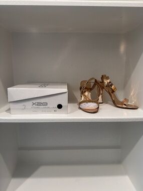 Rose gold heels